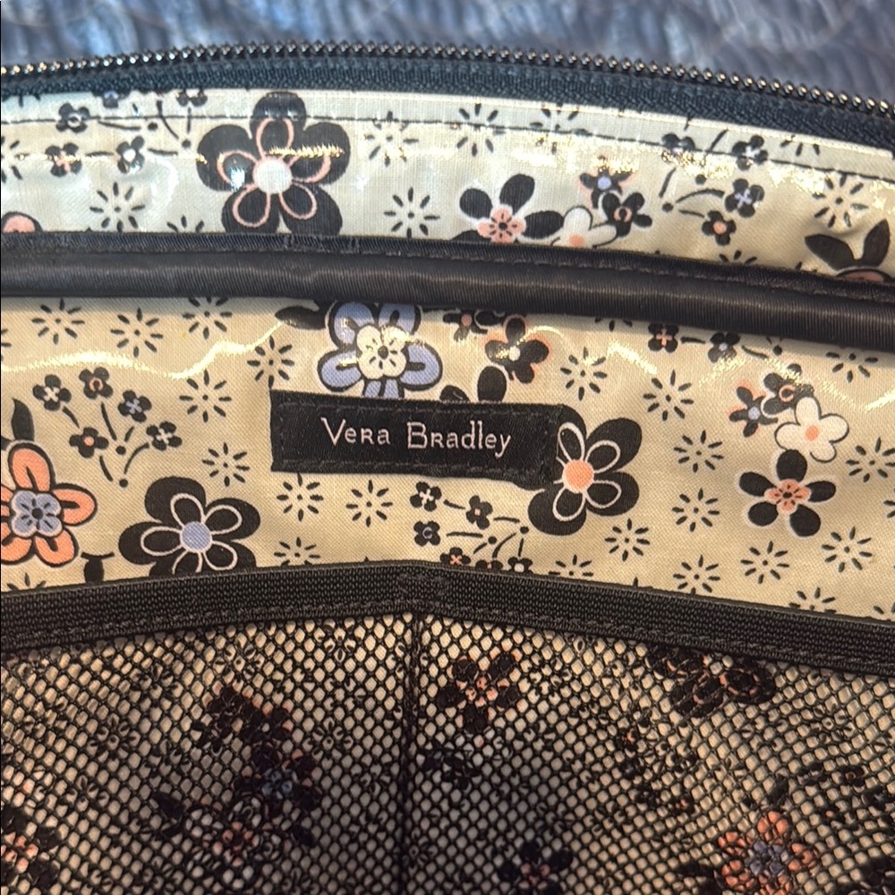 Floral Black and White/ Pastel Makeup Case - Holland Garden - Picture 5 of 12